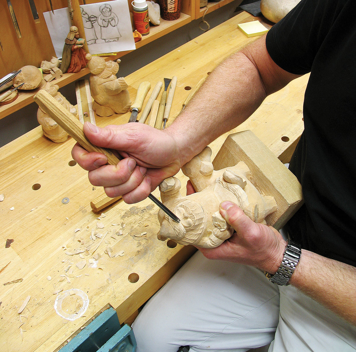 Dolphin Dance Surfboard Wall Art – Handcrafted Coastal Wooden Decor by G.DeBrekht – Beach House Ocean Decor – 8490149HS