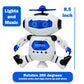 Dancing Robot Music Lights and Sound 360 Degree LED Spinning