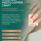 Pure Copper Rings Set - Domed (6mm)