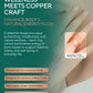 Pure Copper Rings – Hammered (10mm)