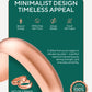 Pure Copper Rings Set - Domed (6mm)