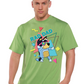 Rad Dad Bluey Men's Bamboo Short Sleeve Graphic T-Shirt