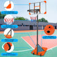 Kids Basketball Hoop Adjustable 5.6-7ft with Wheels