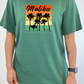 Malibu Unisex Bamboo Viscose/Organic Cotton Short Sleeve Graphic T-Shirt
