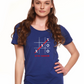 Maybe Tomorrow Women's Bamboo Sleeve Scoop Neck Graphic T-Shirt