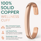 Pure Copper Cuff Bracelet – Plain