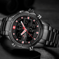Mens Wrist Watch, Waterproof Analog Digital Watches Multifunction Stainless Steel Business Watches For Man Perfect Gift