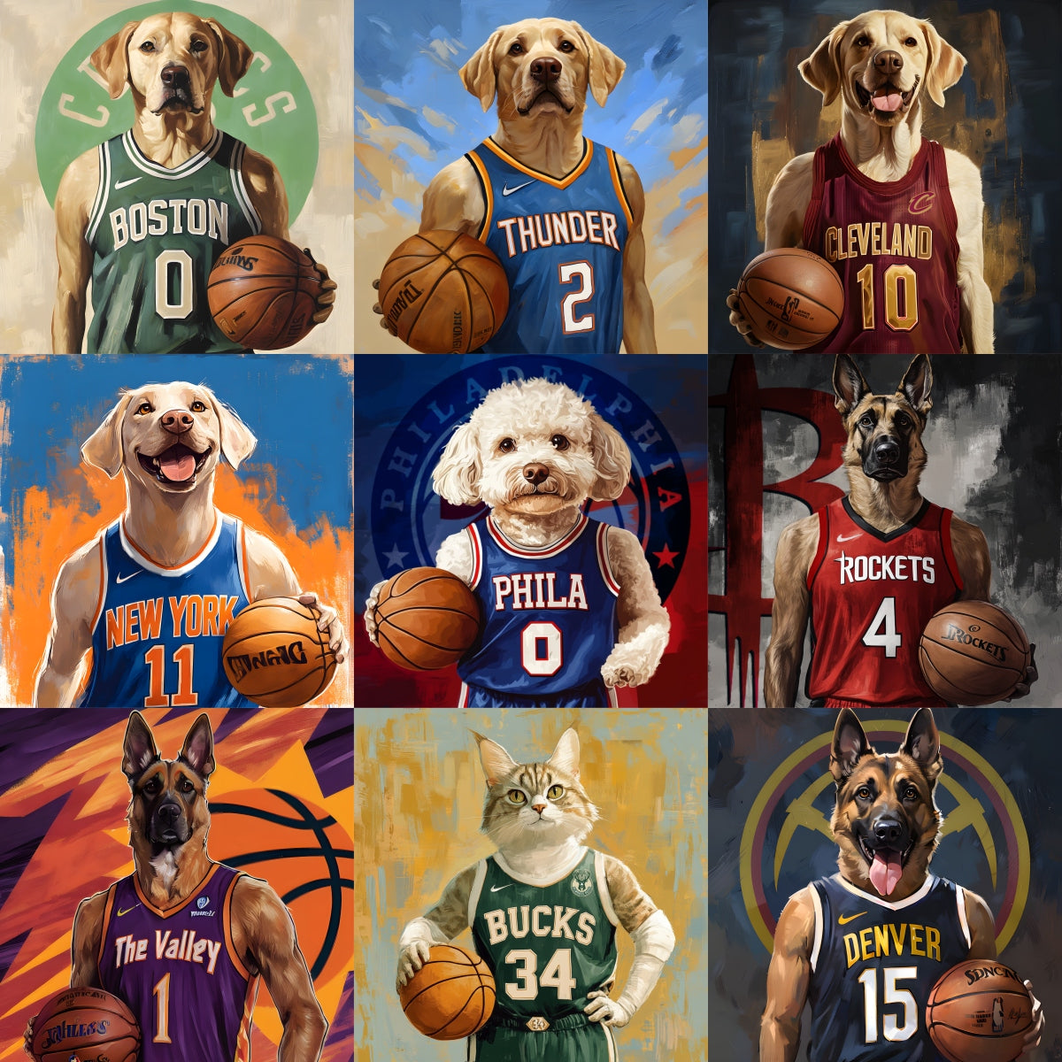 Basketball Legends: Pet Edition Texture Portrait