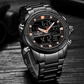 Mens Wrist Watch, Waterproof Analog Digital Watches Multifunction Stainless Steel Business Watches For Man Perfect Gift