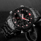 Mens Wrist Watch, Waterproof Analog Digital Watches Multifunction Stainless Steel Business Watches For Man Perfect Gift