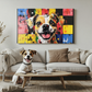 Paws in Mondrian Texture Portrait