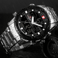 Mens Wrist Watch, Waterproof Analog Digital Watches Multifunction Stainless Steel Business Watches For Man Perfect Gift