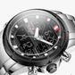 Mens Wrist Watch, Waterproof Analog Digital Watches Multifunction Stainless Steel Business Watches For Man Perfect Gift
