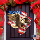 American Liberty Eagle Holiday Door Decor by D. Gelsinger - American Christmas Decor - 8461052H-1432