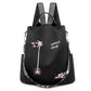 Cloth Backpack Female Embroidery Backpack Bag Nylon Anti-Theft Waterproof Women's Backpack Fashionable Anti-theft Women Backpacks Nice Print School Bag High Quality Large Capacity Backpack (