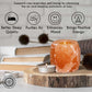 Himalayan Pink Salt Tea Light Holder by Pride of India – Salt Candle Holder – Room Décor Item – Great for Creating an Ambiance – Ideal for Home & Spa Uses – Natural Shape