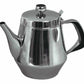 Stainless Steel Gooseneck Tea & Coffee Pot w/ Vented Hinged Lid