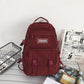 Campus Large Capacity Fashion Men's Backpack Ins New Trendy Small Canvas Mini Backpack For Women And Girls Anti-theft Shoulder Bag And School Bag For Teenager Girls