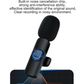Lavalier Microphone Wireless Audio Video Recording Mini Mic For Android/iPhone