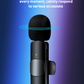 Lavalier Microphone Wireless Audio Video Recording Mini Mic For Android/iPhone