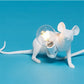 Postmodern Resin Animal Rat Mouse Table Lamp Small Mini Mouse Cute LED Night Lights Home Décor Desk Lights Bedside Lamp Decorative Table Lamp Cute Study Lamps for Bedroom Décor (