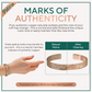 Pure Copper Cuff Bracelet for Women – Floral