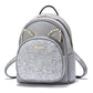 Large-Capacity Fashion All-Match Backpack New PU Leather Business Backpacks For Ladies And Girls Fashion Designer Teenage Girls Student School Bags