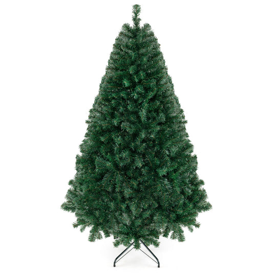 6 Ft Pre-Lit Artificial Christmas Tree with 230 LED Lights