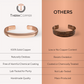 Pure Copper Cuff Bracelet – Plain
