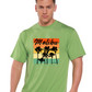 Malibu Unisex Bamboo Viscose/Organic Cotton Short Sleeve Graphic T-Shirt