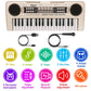 37 Keys Digital Music Electronic Keyboard Electric Piano Musical Instrument Kids Learning Keyboard with Microphone for 3-10 Year Old Kids Girls Boys
