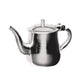 Stainless Steel Gooseneck Tea & Coffee Pot w/ Vented Hinged Lid