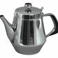 Stainless Steel Gooseneck Tea & Coffee Pot w/ Vented Hinged Lid