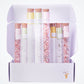 Natural Bath Salts Gift Set – 8 Glass Tubes
