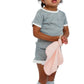 Ribbed Bamboo 2 Piece Shorts Set