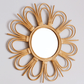 Bong Sunburst Natural Rattan Mirror