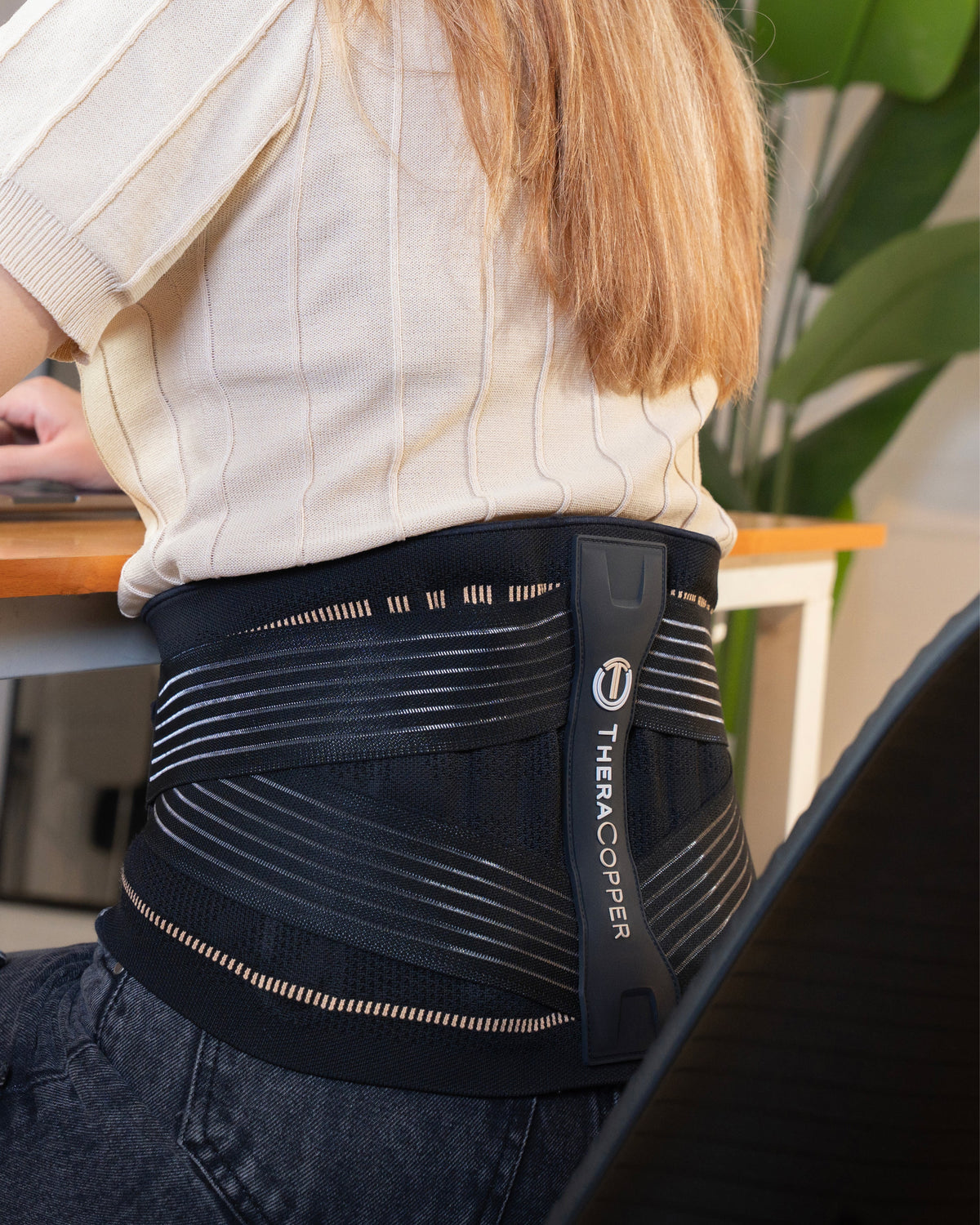 Copper Compression Lower Back Brace