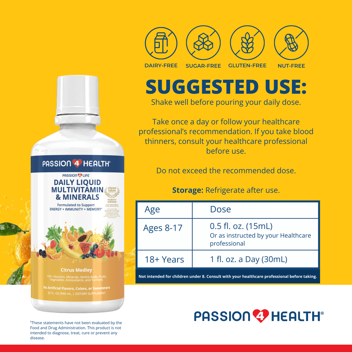 Daily Liquid Multivitamin + Minerals