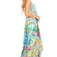 Sakkas Lizi 2025 Womens Maxi High-low Halter Handkerchief Long Dress Beach Party