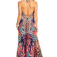 Sakkas Lizi 2025 Womens Maxi High-low Halter Handkerchief Long Dress Beach Party