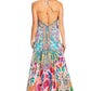 Sakkas Lizi 2025 Womens Maxi High-low Halter Handkerchief Long Dress Beach Party