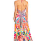 Sakkas Lizi 2025 Womens Maxi High-low Halter Handkerchief Long Dress Beach Party