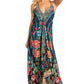 Sakkas Lizi 2025 Womens Maxi High-low Halter Handkerchief Long Dress Beach Party