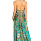 Sakkas Lizi 2025 Womens Maxi High-low Halter Handkerchief Long Dress Beach Party