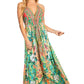 Sakkas Lizi 2025 Womens Maxi High-low Halter Handkerchief Long Dress Beach Party