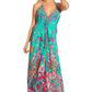 Sakkas Lizi 2025 Womens Maxi High-low Halter Handkerchief Long Dress Beach Party