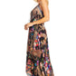 Sakkas Lizi 2025 Womens Maxi High-low Halter Handkerchief Long Dress Beach Party