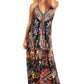 Sakkas Lizi 2025 Womens Maxi High-low Halter Handkerchief Long Dress Beach Party