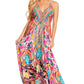 Sakkas Lizi 2025 Womens Maxi High-low Halter Handkerchief Long Dress Beach Party