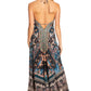 Sakkas Lizi 2025 Womens Maxi High-low Halter Handkerchief Long Dress Beach Party